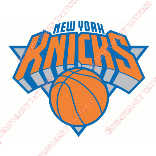 New York Knicks Customize Temporary Tattoos Stickers NO.1120